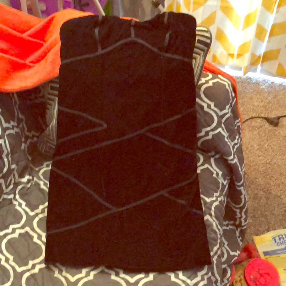 Black velvet cocktail dress